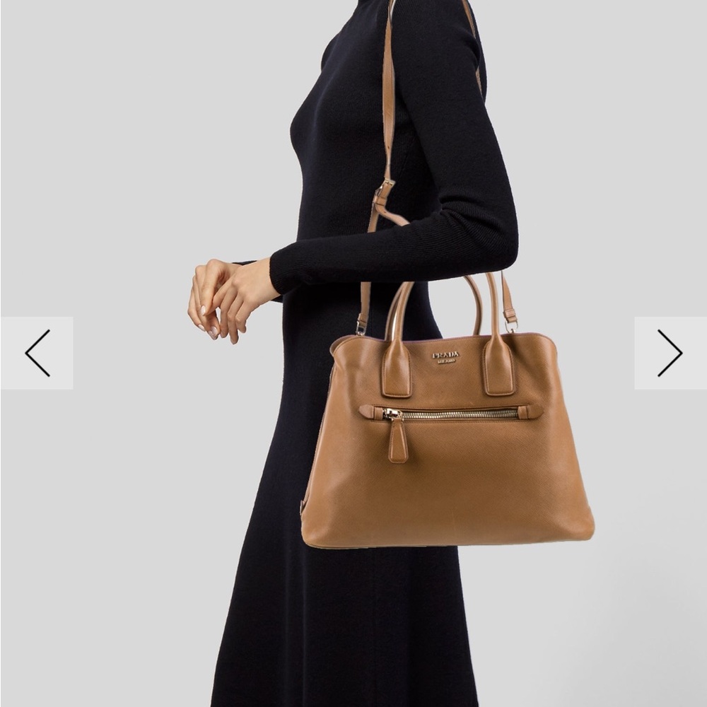 Prada Saffiano Top Handle Bag